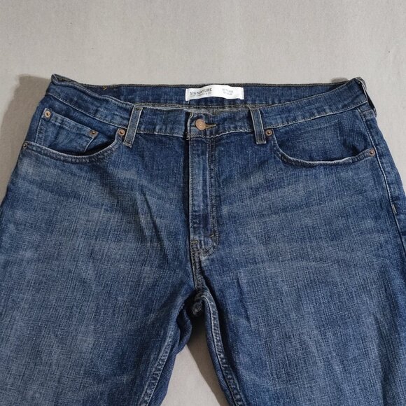 Signature by Levi Strauss jeans men's sz W36/L30 denim blue S61 Relaxed - Picture 2 of 14